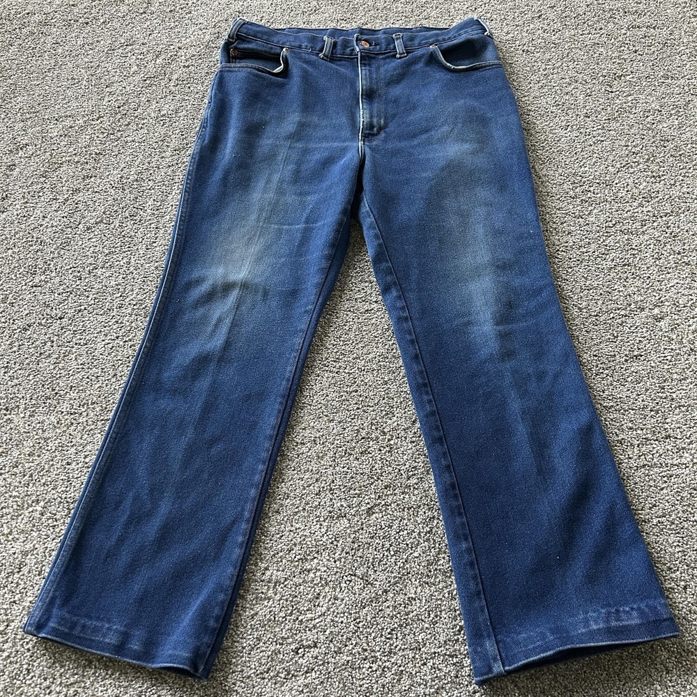 Vintage Long Haul Jeans Mens 38x32 Medium Wash Blue Denim Regular Straight USA